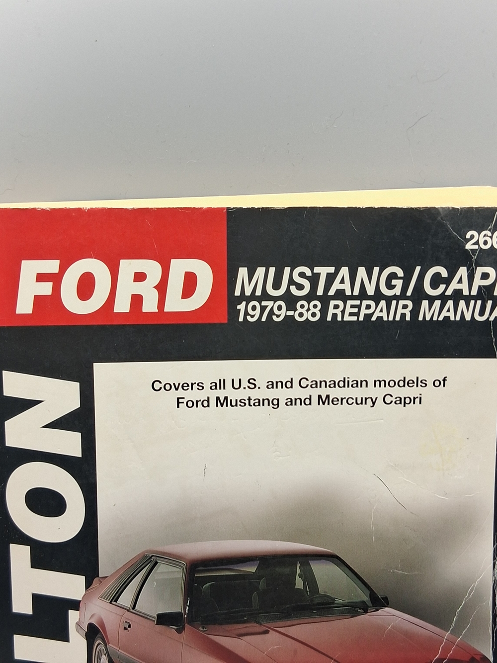 1979-88 Ford Mustang/Capri Repair Manual ChiltonCHILTON AUTOMOTIVE REPAIR MANUAL - Picture 3 of 11